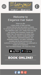Mobile Screenshot of elegancehairsalon.com